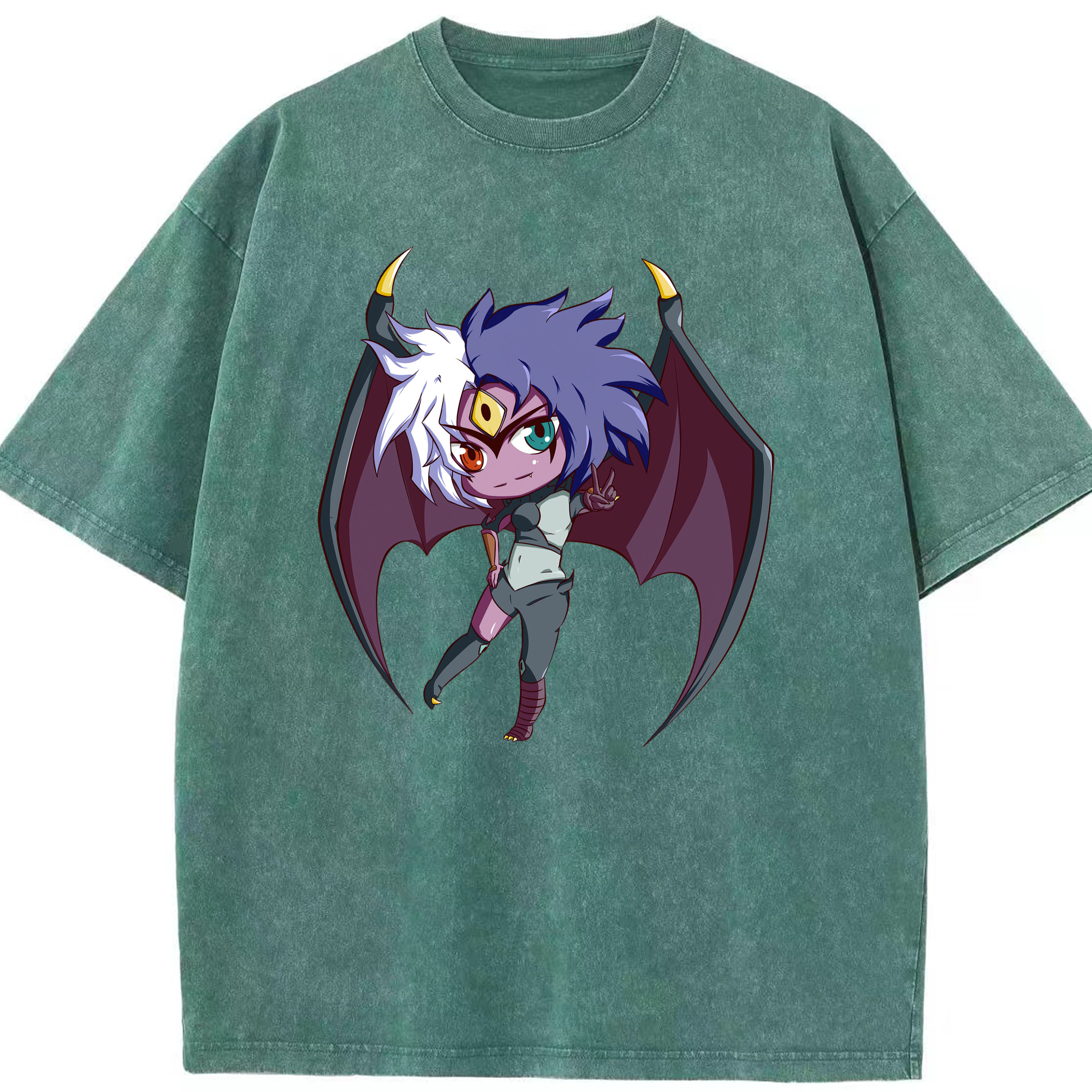 （画像用） 遊☆戯☆王 Yu-Gi-Oh! 綿100% ヴィンテージ風 半袖Tシャツ（フロントプリント）